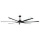 preview thumbnail 19 of 26, 100" Indsutrial Black/ Silver/ White Extra Larger HVLS Commercial Ceiling Fan with Remote - 100" Huge Fan