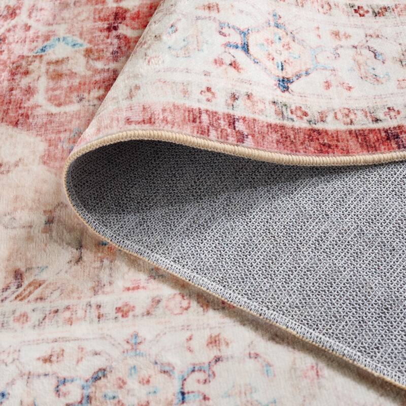 Martha Stewart Zlatija Machine Washable & Slip Resistant Rug