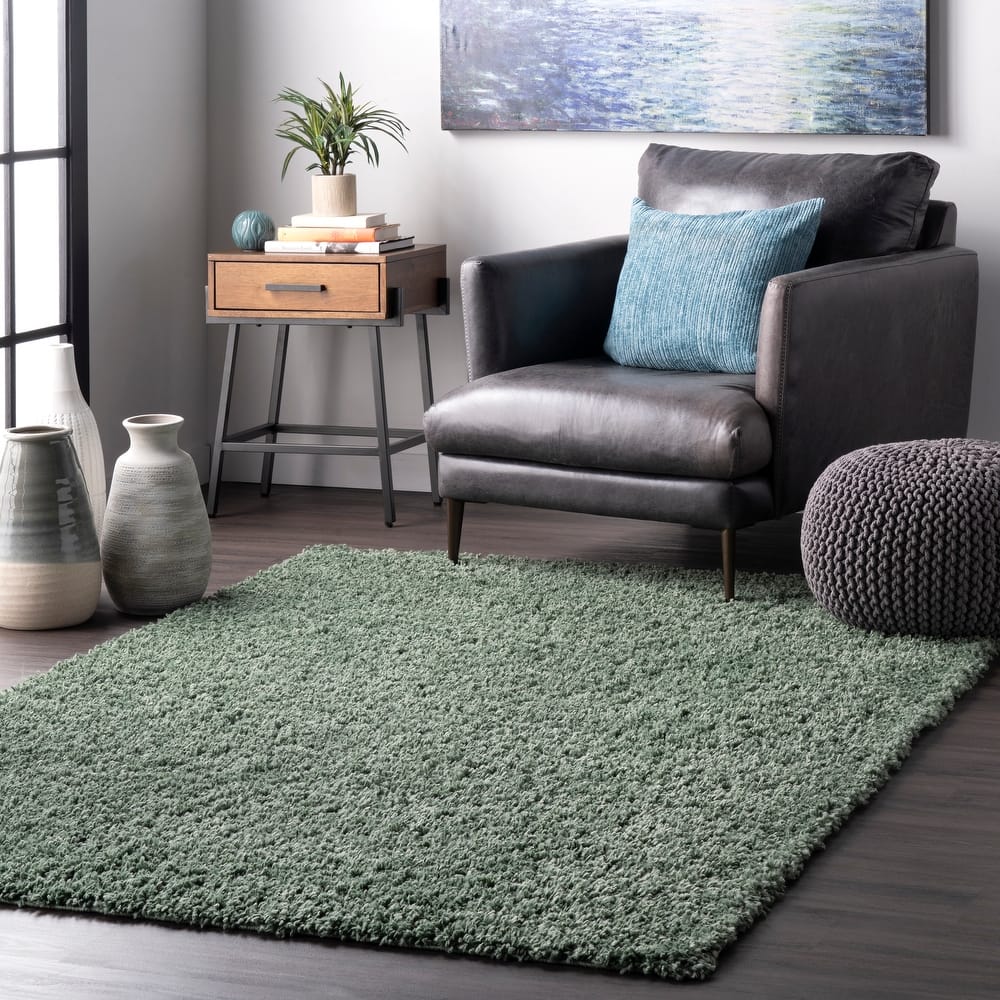 Nuloom Kara Solid Shag Area Rug