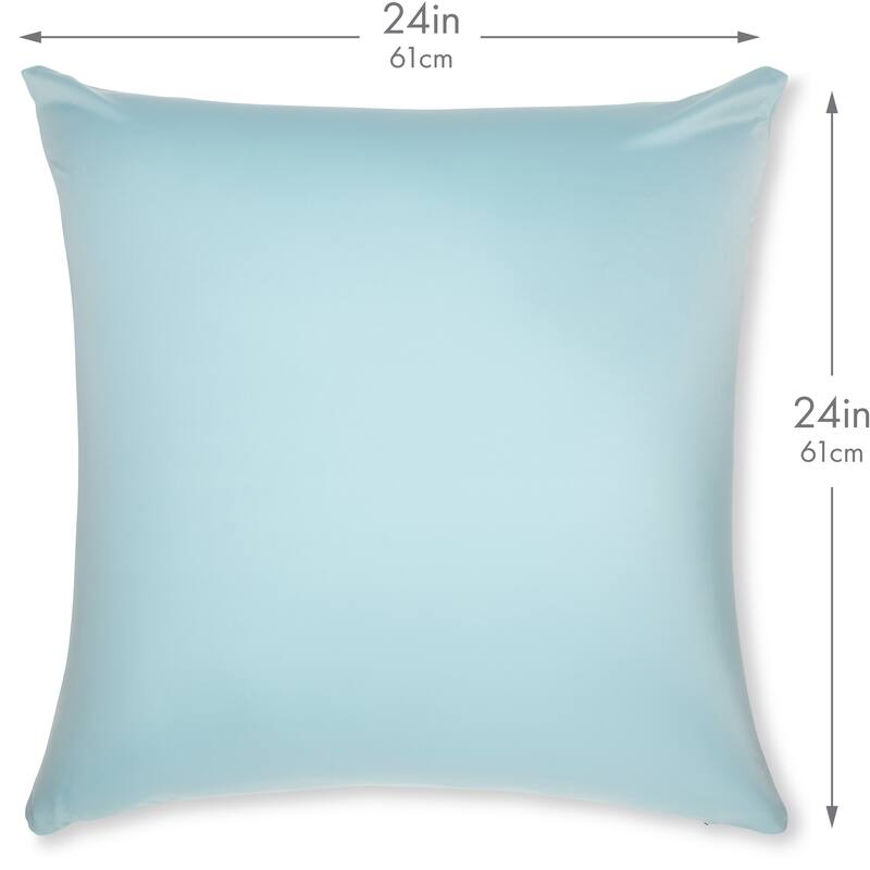 Throw Pillow Cozy Soft Microbead Sweat Baby Blue 1 Pc On Sale Bed