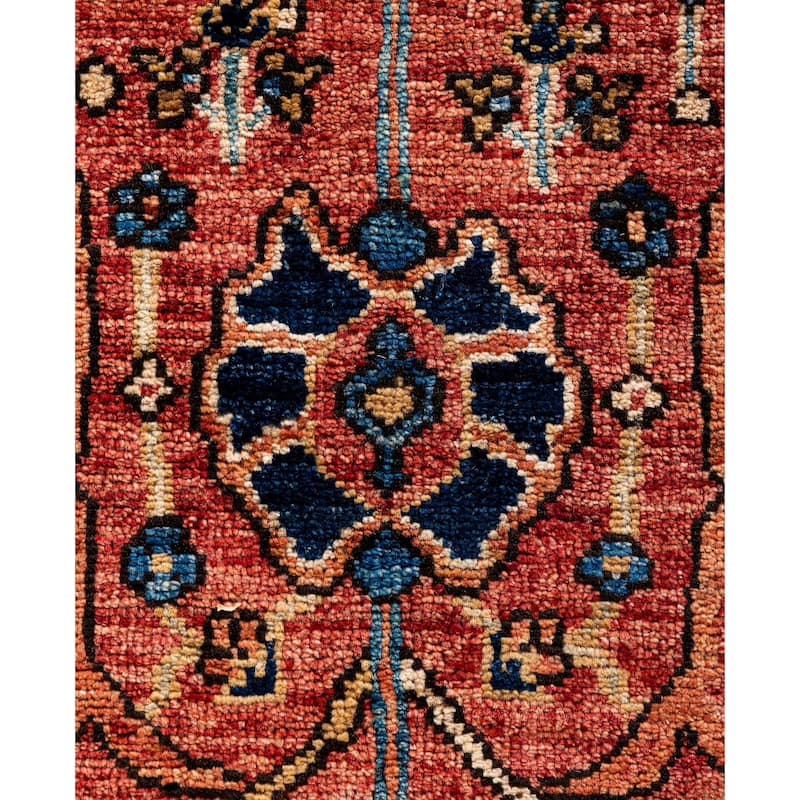 Serapi One-of-a-Kind Hand-Knotted Area Rug - Red - 8' 3" x 10' 0"