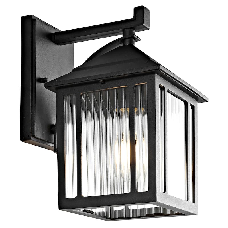SAFAVIEH Siever Outdoor Wall Lantern - 6.8" W x 9" D x 11" H - 7Wx9Dx11H