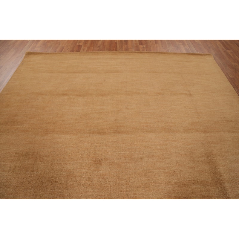 Contemporary Gabbeh Living Room Area Rug Handmade Oriental Wool Carpet - 8'3" x 11'1"