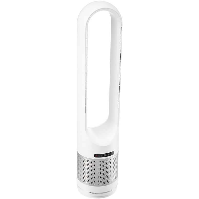 8 Speed Bladeless Oscillating Tower Fan with HEPA Filter and Low Noise for Bedroom or Living Room Use - 8.9 x 41.3 inch