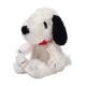 preview thumbnail 1 of 4, Bedtime Originals Snoopy Love Mini Plush Stuffed Animal Dog White/Black 9 Inch