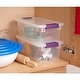 preview thumbnail 7 of 6, Sterilite 66 Quart Storage Totes, 6 Pack, and 6 Quart Storage Totes, 12 Pack - 4.6