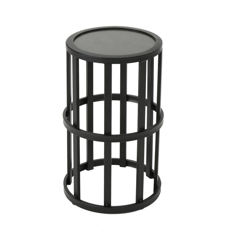 Lightweight Patio Table with Powder Coated Iron Frame