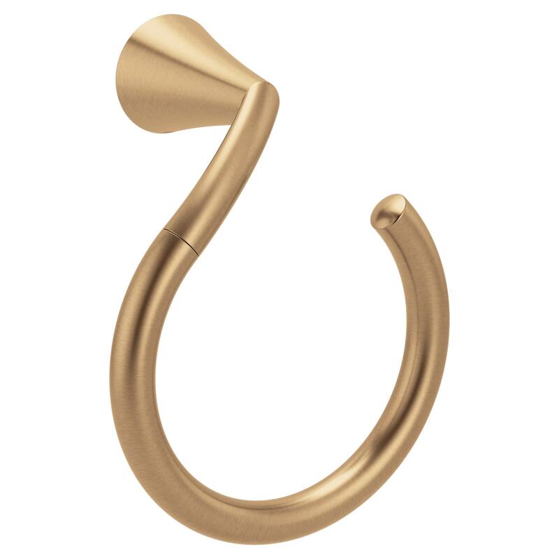 Moen Glyde 6" Wall Mounted Towel Ring - Bronzed Gold