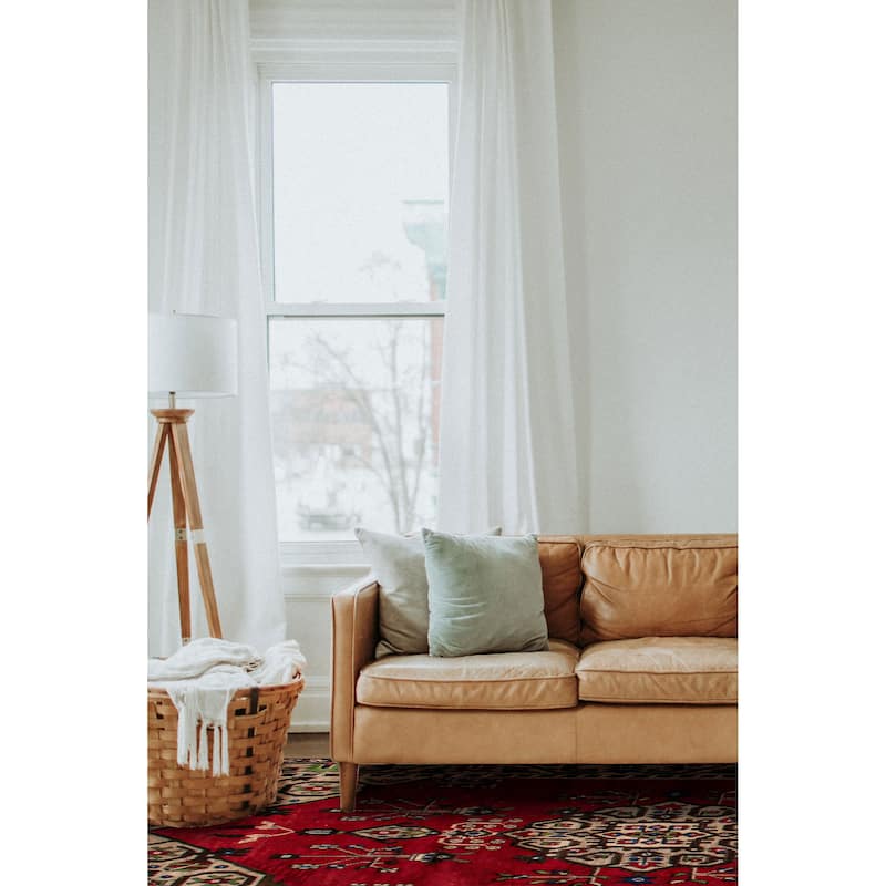 ECARPETGALLERY Hand-knotted Konya Anatolian Red Wool Rug - 4'10 x 9'5