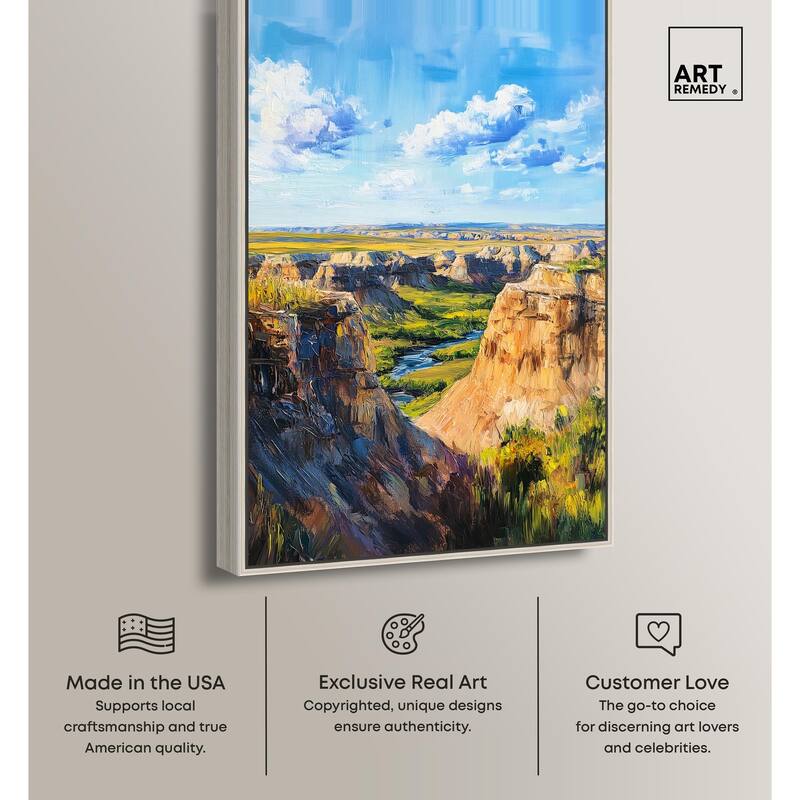 Rolling Hills and Sky II Canvas by Art Remedy