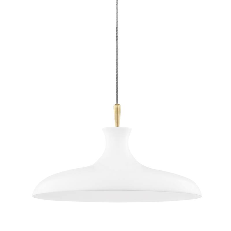 Mitzi by Hudson Valley Cassidy 21-inch Pendant - Aged Brass