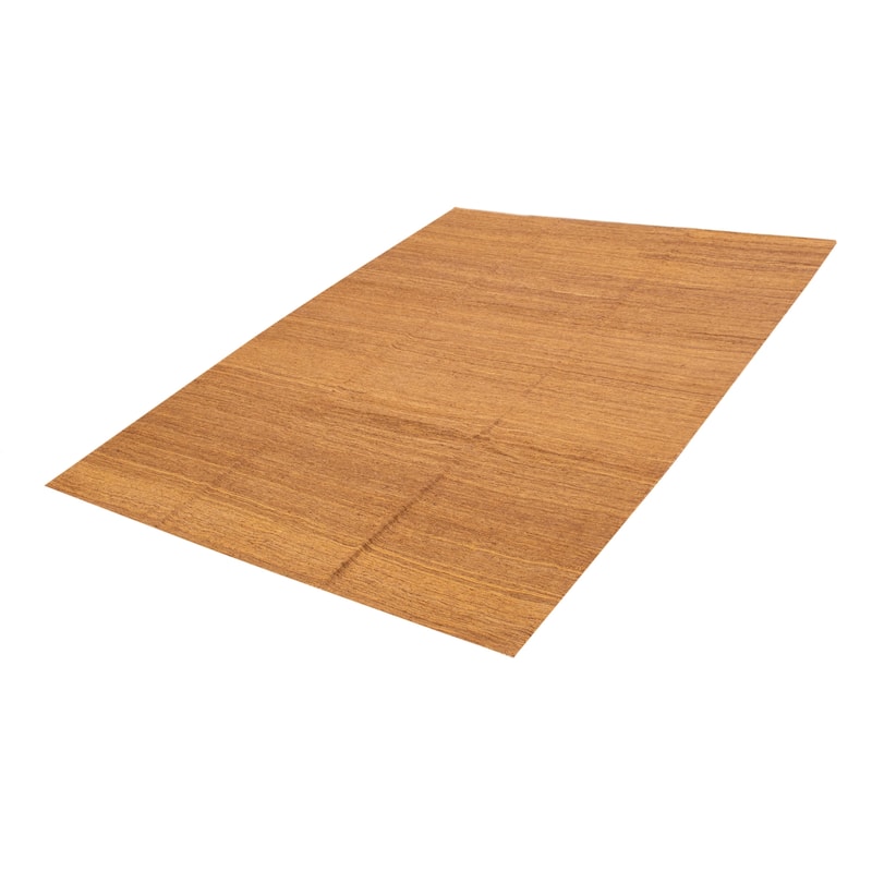 ECARPETGALLERY Flat-Weave Ankara FW Brown Wool Kilim - 8'0 x 10'8