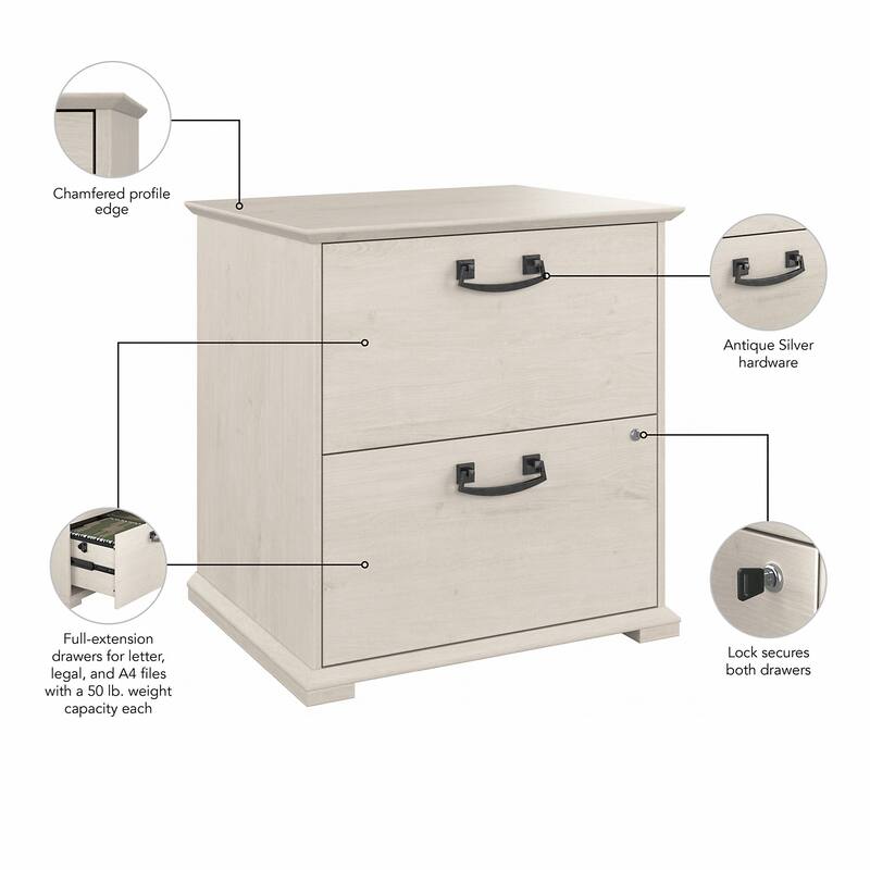 Homestead Farmhouse Lateral File Cabinet by Bush Furniture