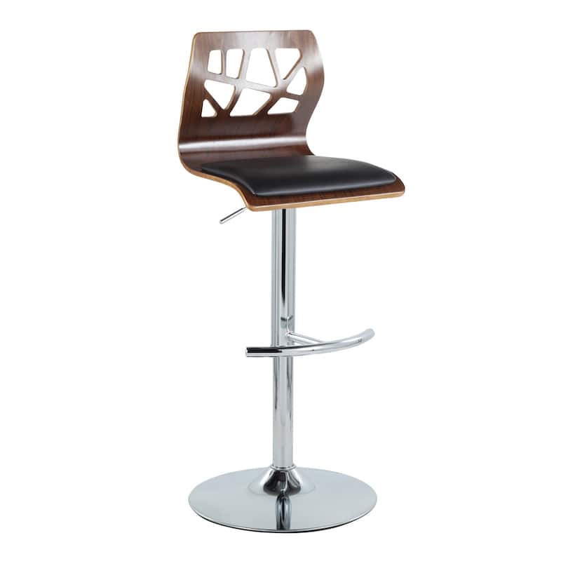 Carson Carrington Sala Adjustable Bar Stool with Rounded T Footrest (Set of 2)