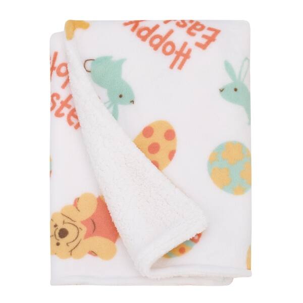 slide 2 of 4, Disney Winnie the Pooh Hoppy Easter Baby Blanket