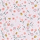 preview thumbnail 5 of 4, Lambs & Ivy Little Garden 100% Cotton Pink Floral Fitted Crib/Toddler Sheet - Crib