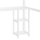 preview thumbnail 40 of 42, Loft Bed with Built-in Wardrobe, Desk, and Storage Shelves, Space-Saving Design