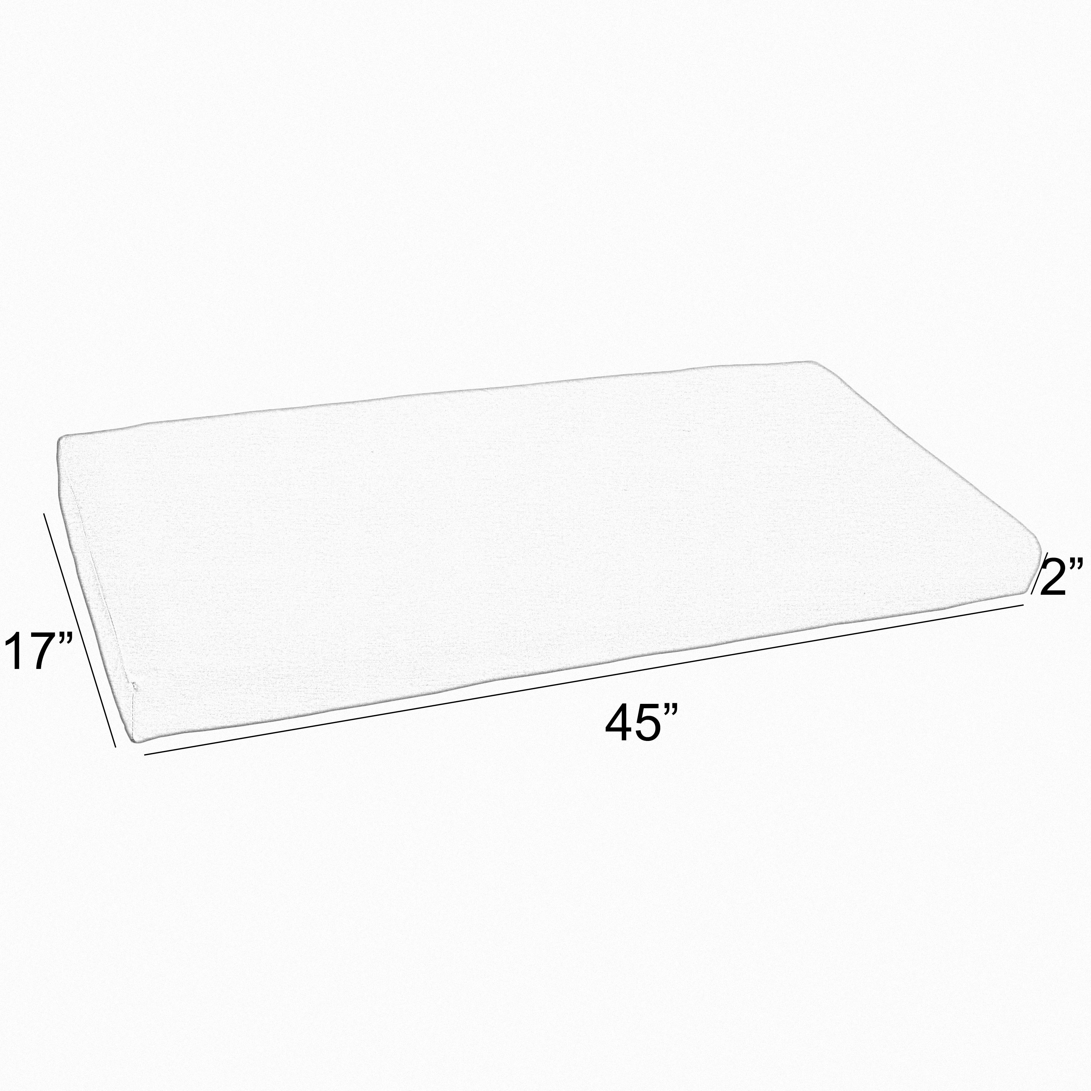 45 x 17 deals bench cushion
