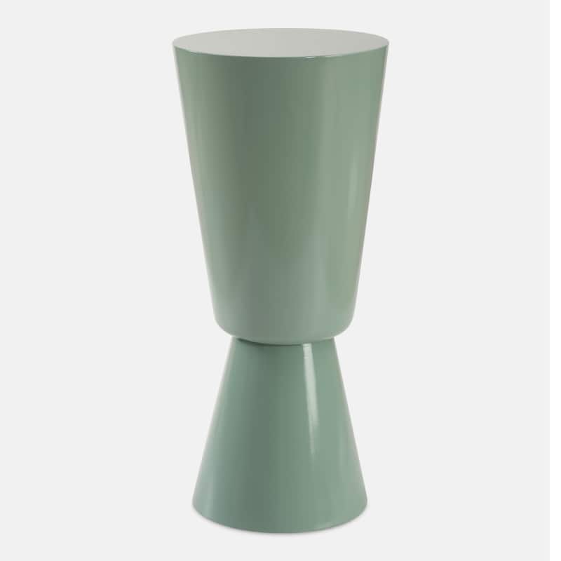High Gloss Drink Table - 22" - Seafoam Green