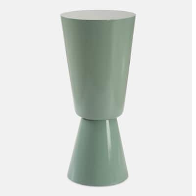 High Gloss Drink Table - 22" - Seafoam Green