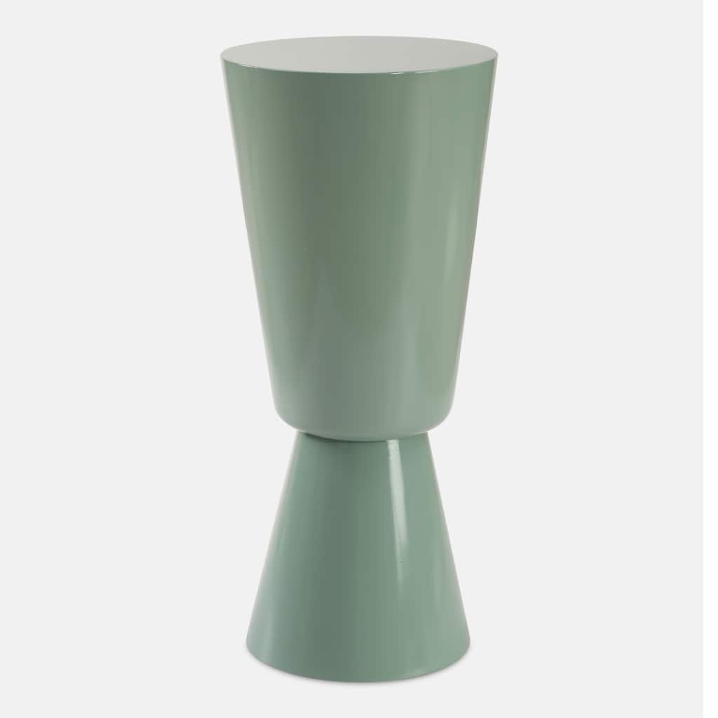 High Gloss Drink Table - 22" - Seafoam Green