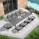 Option Grey (11 Pcs Rectangular Grey Table)