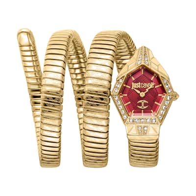 Just Cavalli Women's JC1L304M0035 Quartz Watch - Gold-Tone