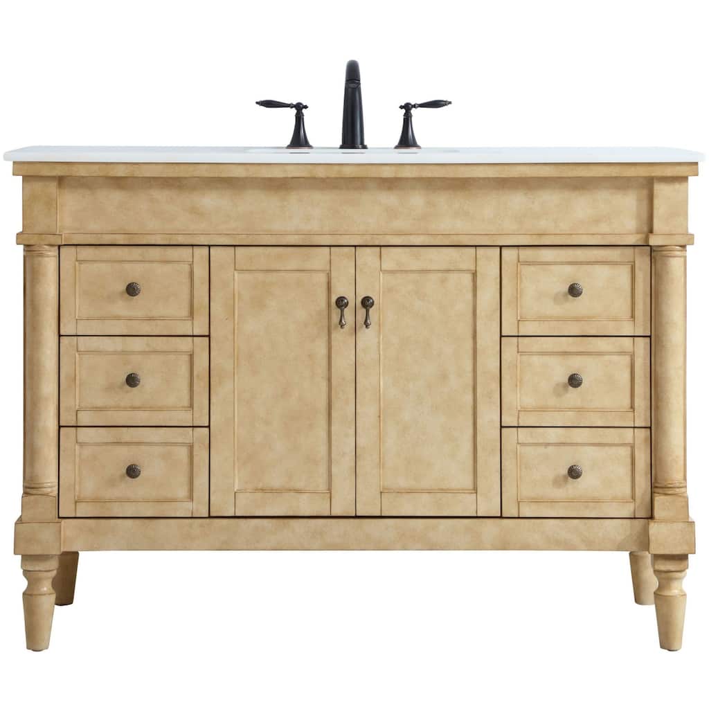 Elegant Lighting VF13048-VW Lexington 48" Free Standing Single Basin
