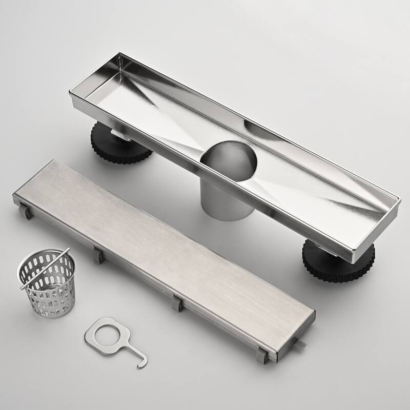Topcraft 12-inch Stainless Steel Linear Floor Drain