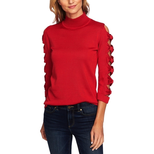Shop CeCe Womens Pullover Sweater Turtleneck Casual Shop CeCe Womens Pullover Sweater Turtleneck Casual