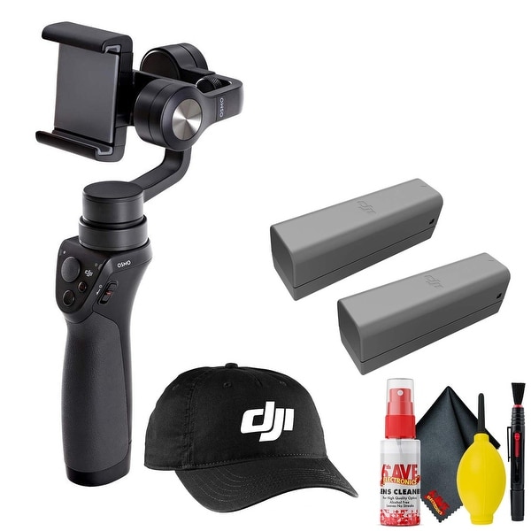 DJI Osmo Mobile Gimbal Stabilizer - DJI Cap - Battery 2 Total - Clean. Opens flyout.
