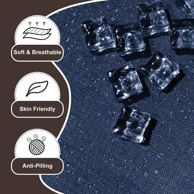 9-Piece Outdoor Brown Wicker Sectional Patio Conversation Set with 43″ Fire Pit Table, Cushion