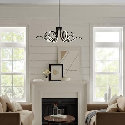 Magnolia Dimmable Integrated LED Adjustable Chandelier