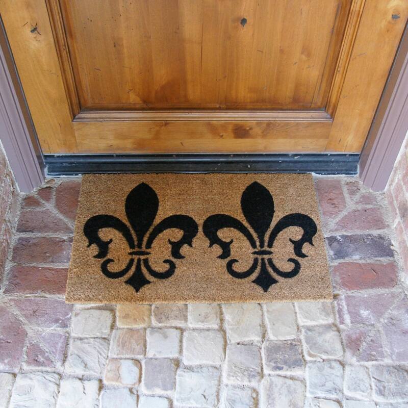 Rubber-Cal "The Clovis Legend" French Provincial Doormat, 18 x 30-Inch