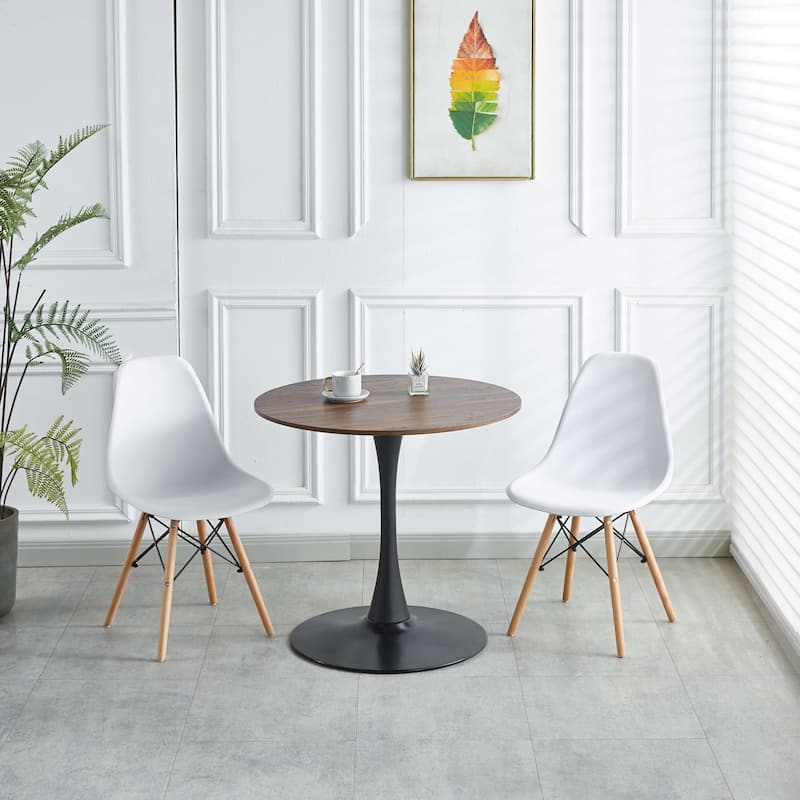 Special Dining Table with Wood dining table top and metal legs