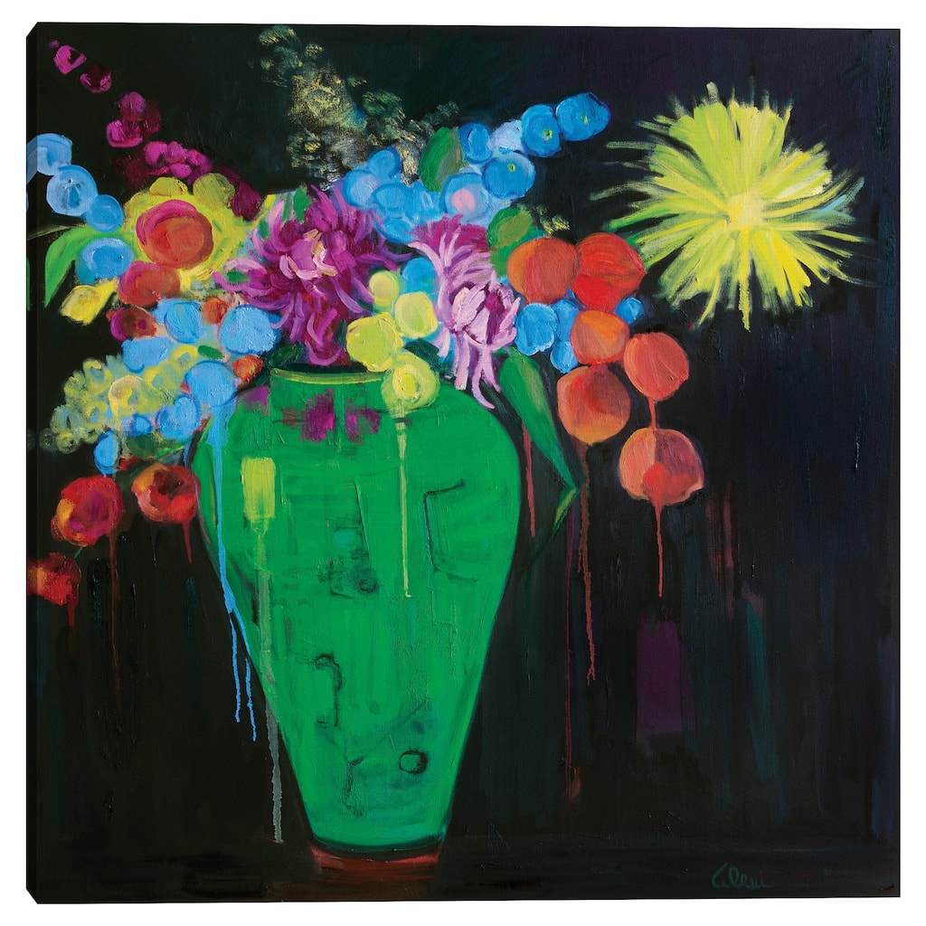 Green With Envy by Alexi Fine Canvas Art Print