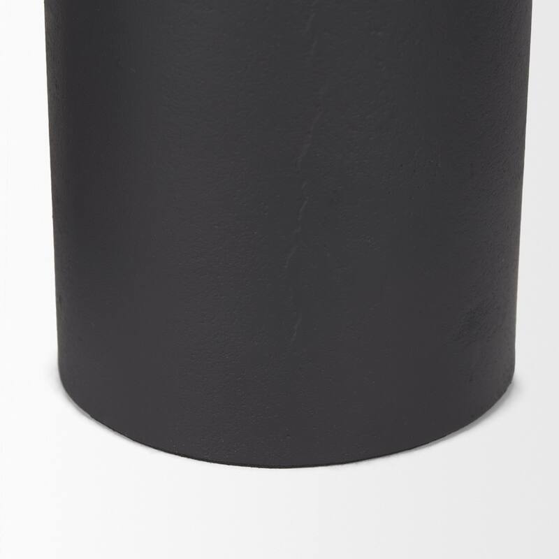 Petria Antiqued Gold Textured Metal Taper Candle Holders - 3.8L x 3.8W x 13.0H