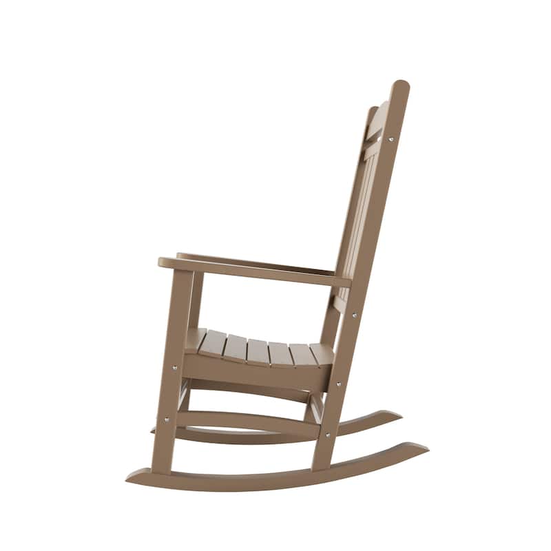 Laguna Hdpe All Weather Outdoor Patio Rocking Chair