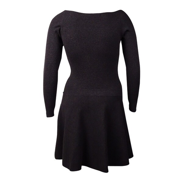 polo ralph lauren fit & flare knit dress