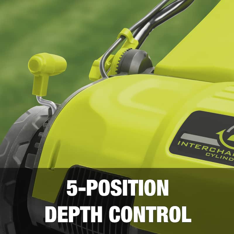 Electric Lawn Dethatcher + Scarifier W/ Collection Bag