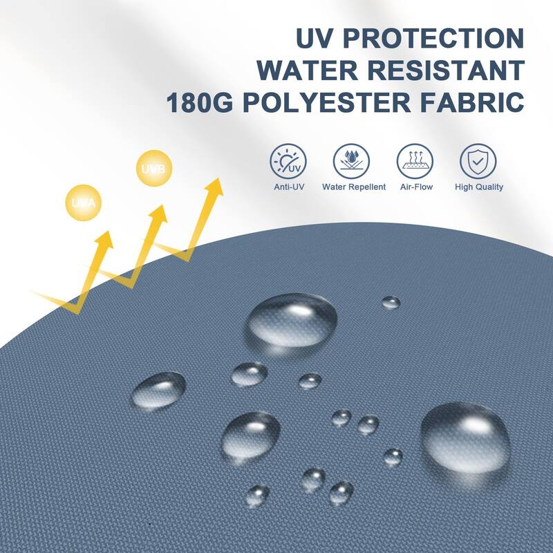 Autlaycil 15ft Retangle Patio Umbrella with Solar Lights & Base