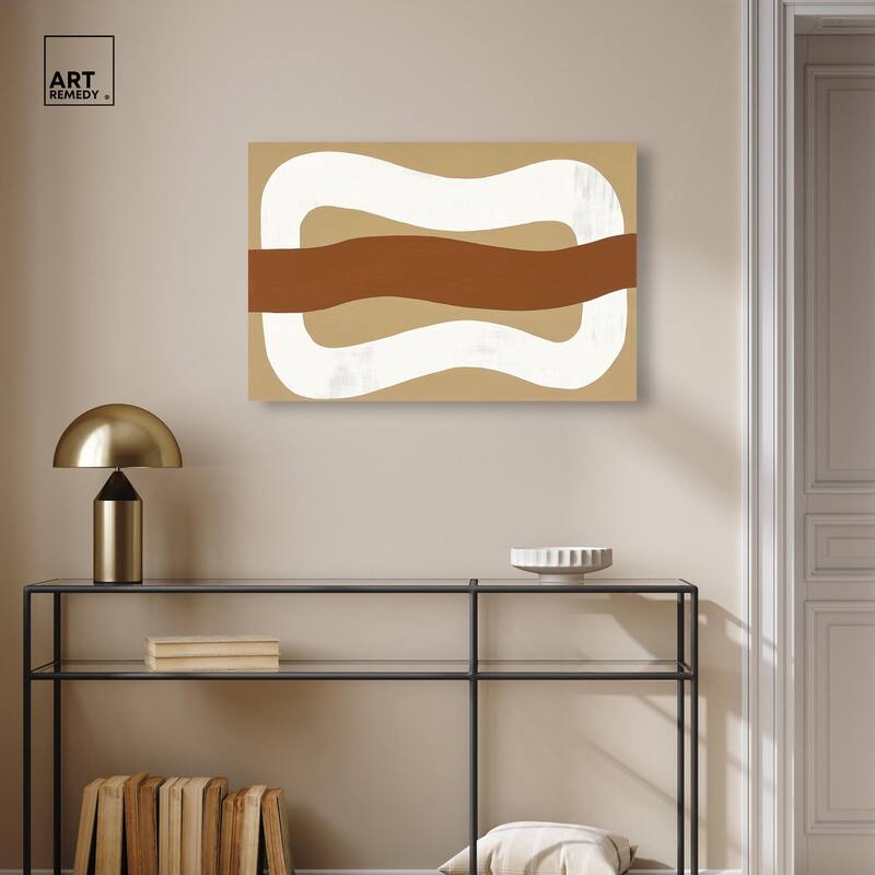 Minimal Wavy I Canvas by Art Remedy, Gallery Wrapped