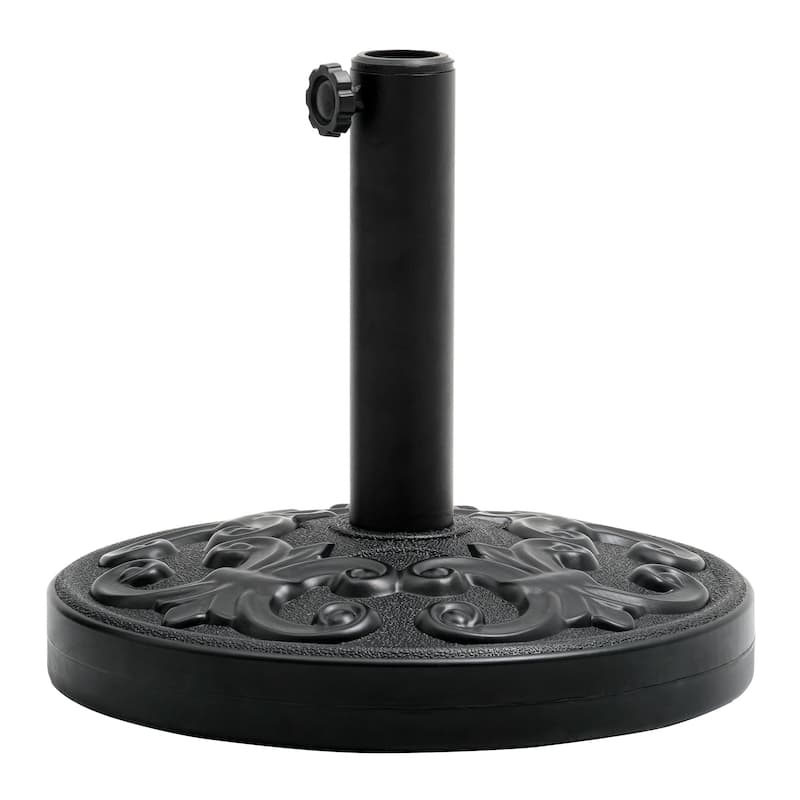 Pellebant 30 to 45 lbs Heavy Duty Patio Market Round Concrete Umbrella Base