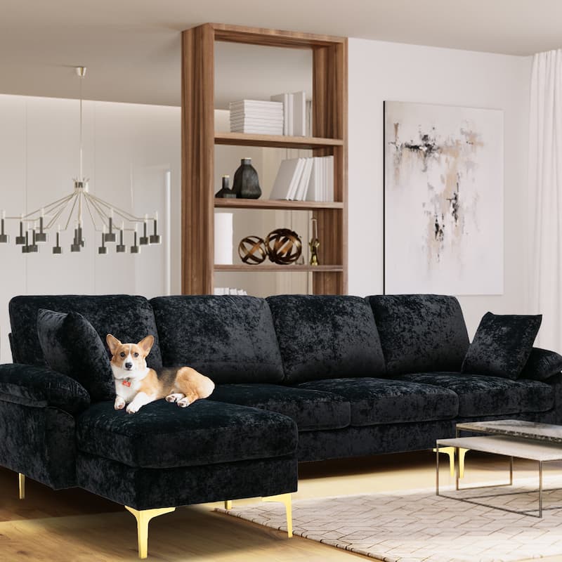 Kata 115" Sectional Sofa with Ottman