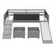 preview thumbnail 9 of 34, Pine Loft Bed with Climbing Frame, Rope, and Chalkboard