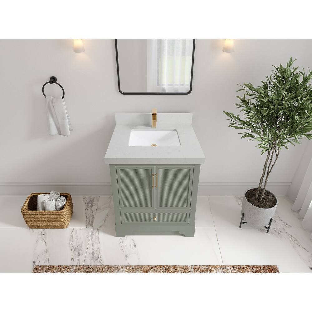 Willow Collections 30 in. W x 22 in. D Alys Single Sink Bathroom Vanity with Countertop