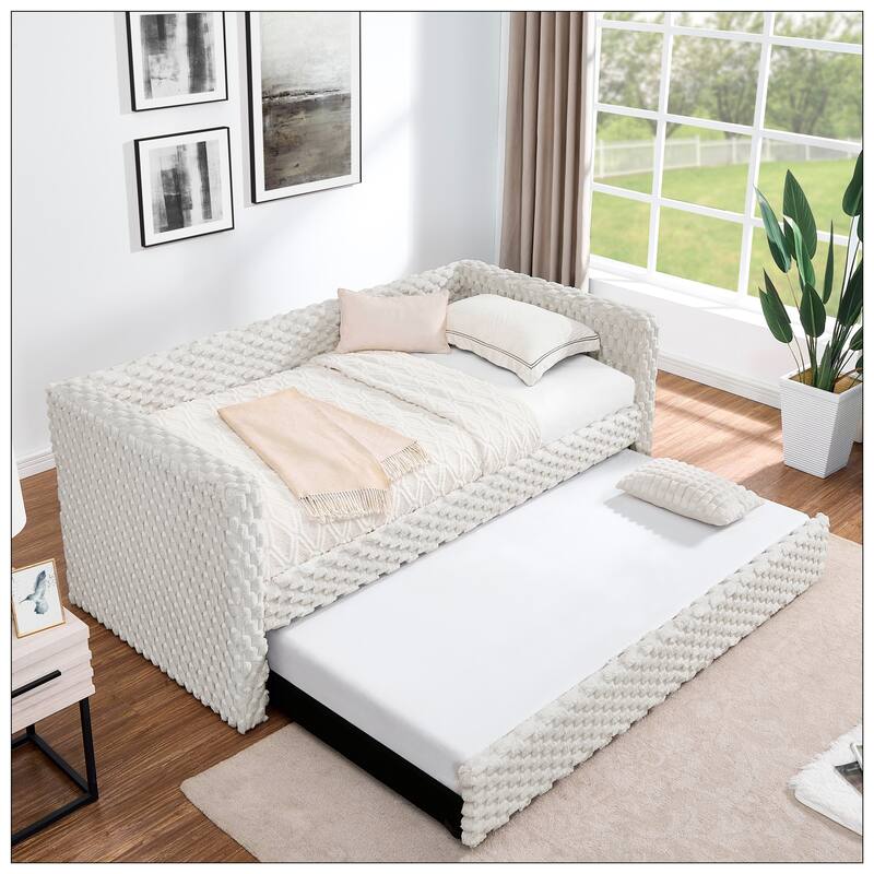 Twin Size Daybed The bottom pulls out to form a bed
