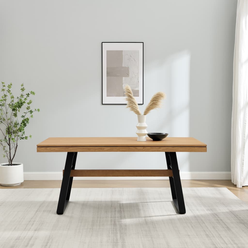 Walker Edison Urban Metal Frame Dining Table