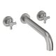 preview thumbnail 3 of 1, GRANDJOY Wall Mounted Bathtub Faucet High Flow Waterfall Tub Filler with Dual Handles Brushed Nickel