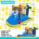 preview thumbnail 3 of 6, Minions Bounce House Waterslide, Outdoor Fun Tropical Inflatable Waterpark, Backyard Slide with Water Cannon for Kids Ages 3-8